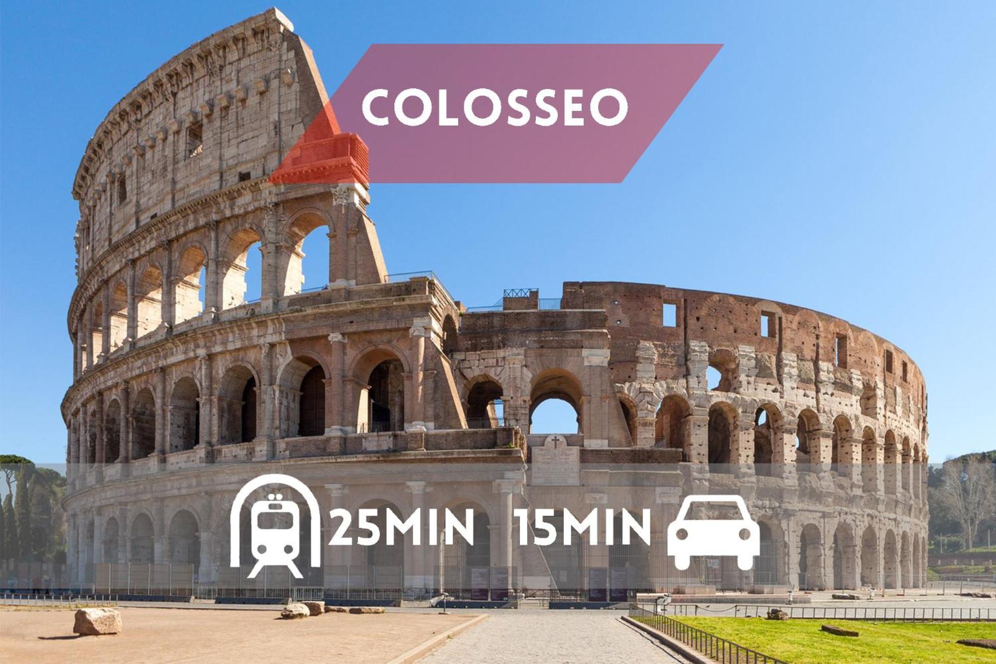 דירות רומא -15Min Dal Colosseo- Aria Condizionata & Netflix Gratis מראה חיצוני תמונה